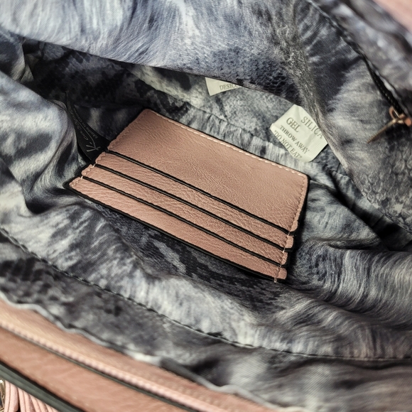 NWT K.Carroll Accessories Light Pink Purse, Satchel or Crossbody Square - Picture 4 of 10